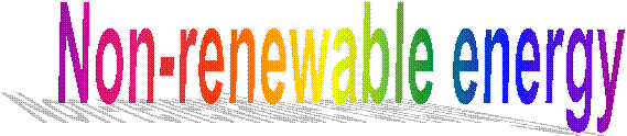 Non-renewable energy